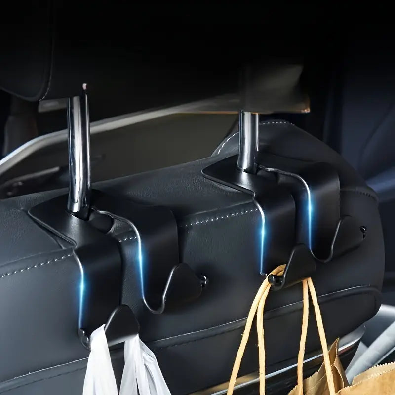 2PCS Universal Car Seat Back Hooks β Multi-Functional, Durable