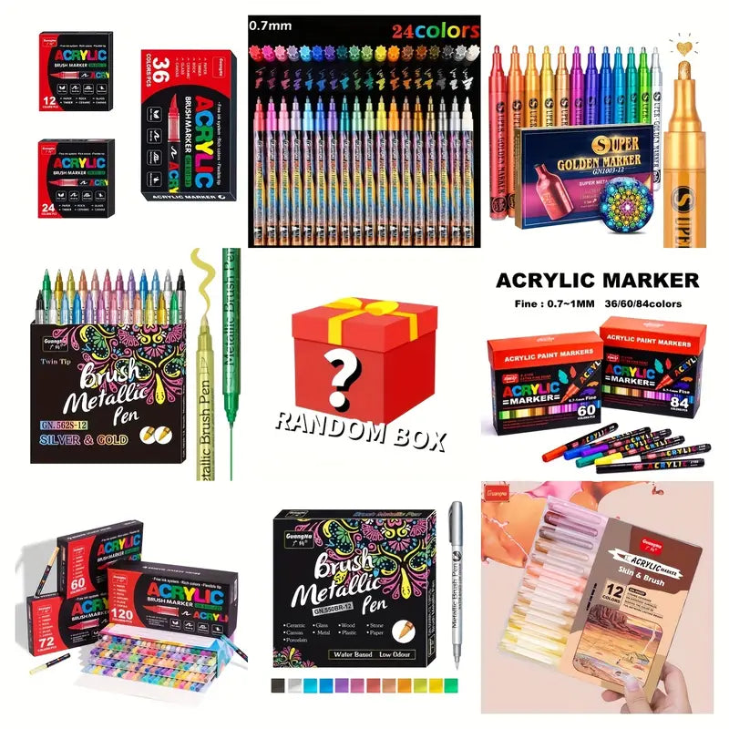 Mystery Art Surprise Box – Fine Brushes & Unique Gifts for Artists & Students