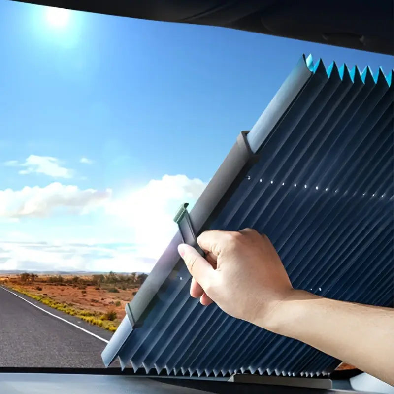 Automatic Retractable Car Sunshade with UV Protection