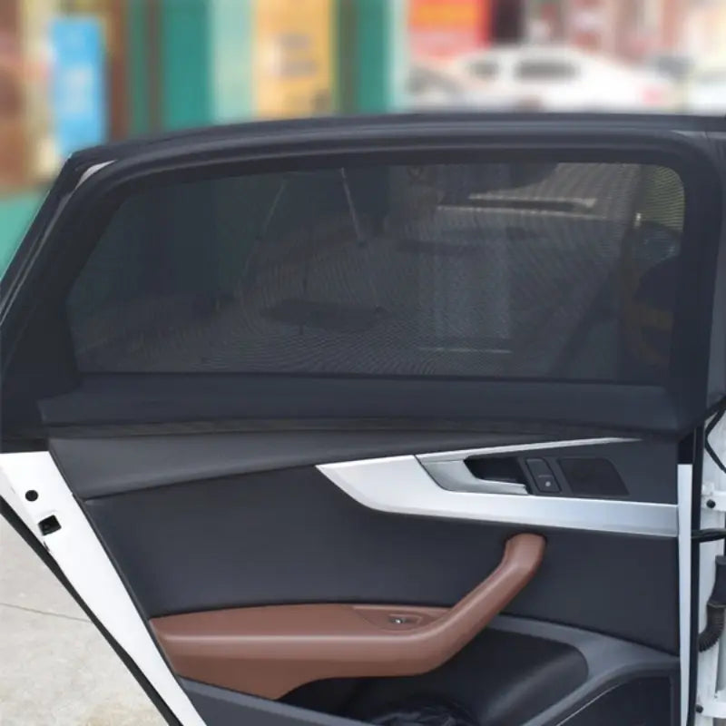 4Pcs Car Window Shades Set – Front & Rear UV Sun Protection