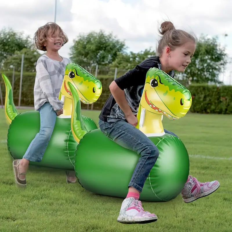 Giant Ride-On Inflatable Dinosaur Toy – Heavy Duty Fun for Kids Ages 5+