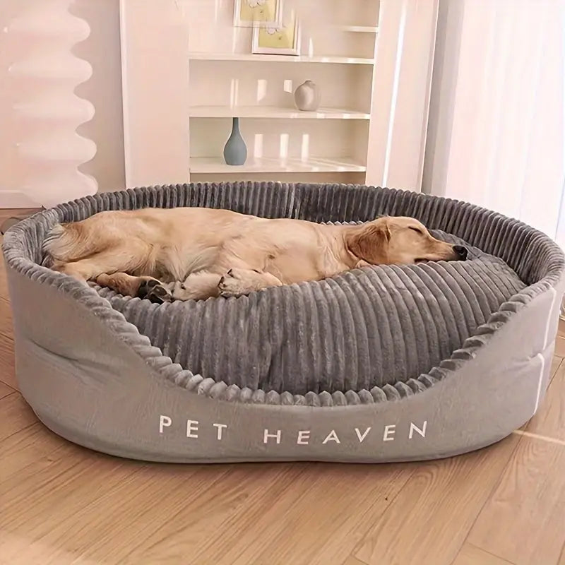 Dreamcatcher Plush Dog Bed – Washable & Bite Resistant