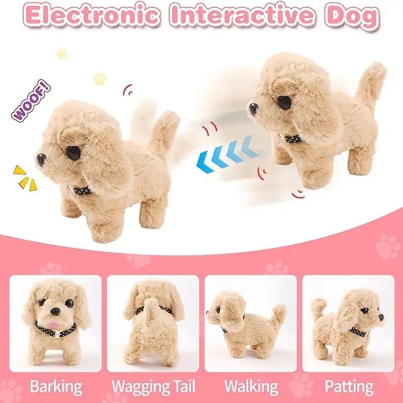 2025 New Interactive Toy Dog – Realistic Running & Barking Pet