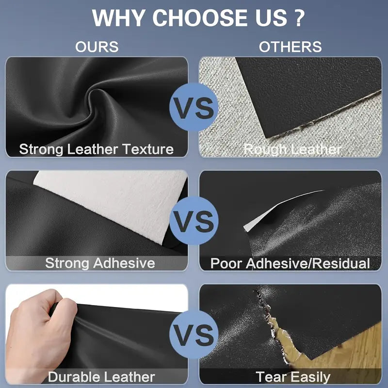 Self-Adhesive Leather Repair Patch Sheet