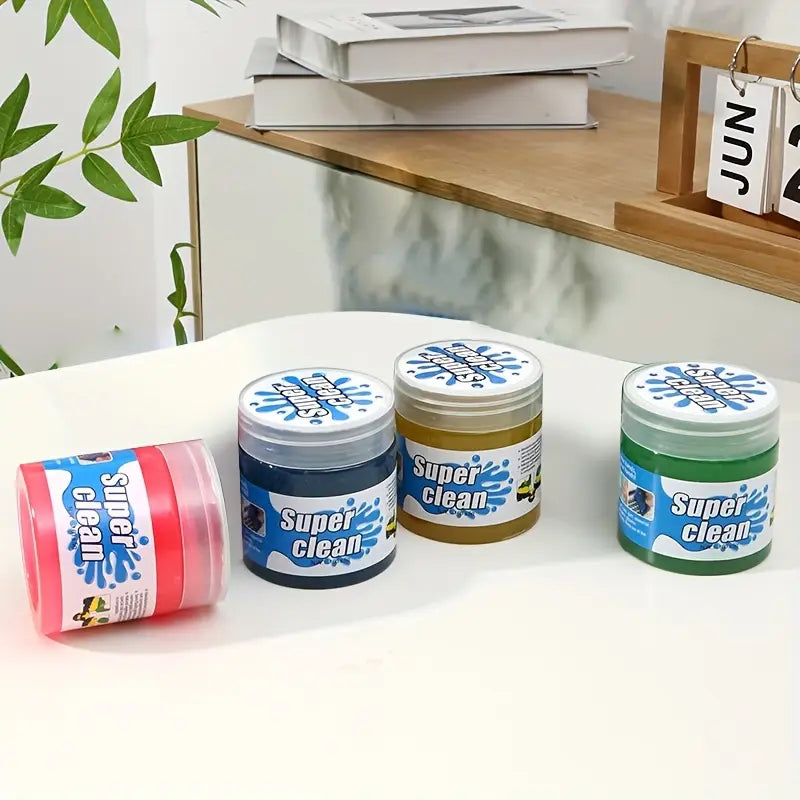 Pink Car Cleaning Gel Putty โ Interior & Keyboard Cleaner
