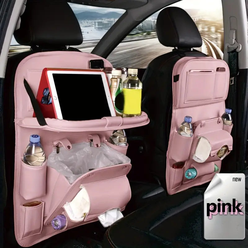 1/2pcs Car Backseat Organizer – Multi-Functional Storage Box