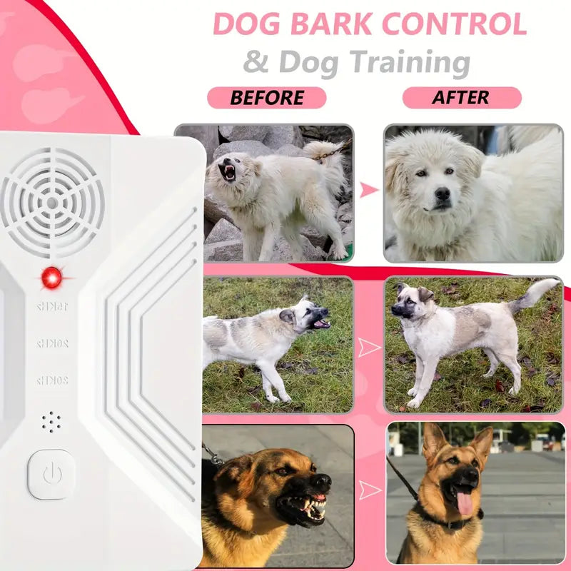 Rechargeable Anti Barking Device with 3 Sound Modes
