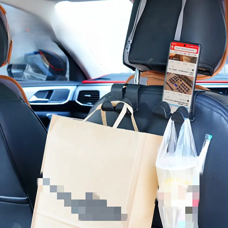 2PCS Universal Car Seat Back Hooks β Multi-Functional, Durable