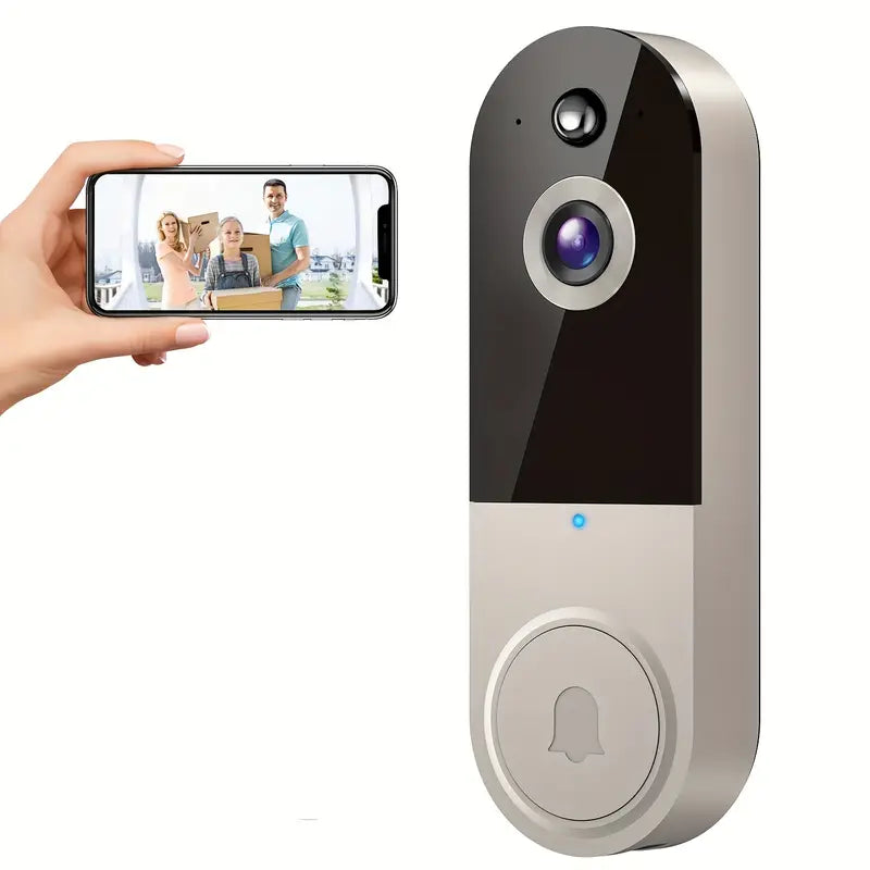 1080P HD Smart Video Doorbell with AI & Night Vision