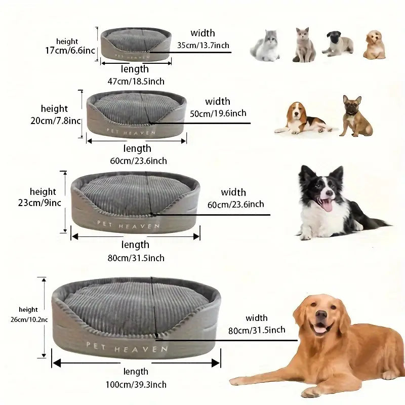 Dreamcatcher Plush Dog Bed – Washable & Bite Resistant