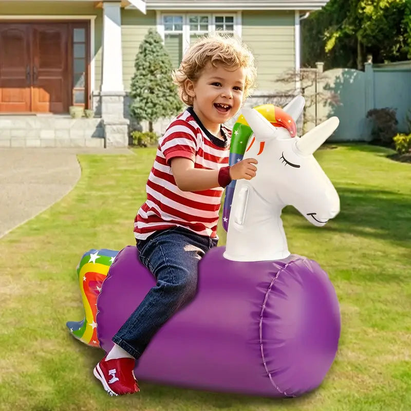 Giant Ride-On Inflatable Dinosaur Toy – Heavy Duty Fun for Kids Ages 5+