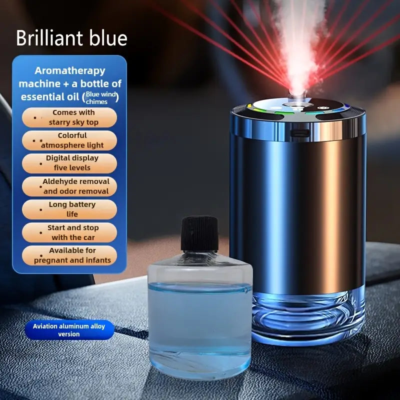 Smart Car Aromatherapy Diffuser with Auto Spray Scent