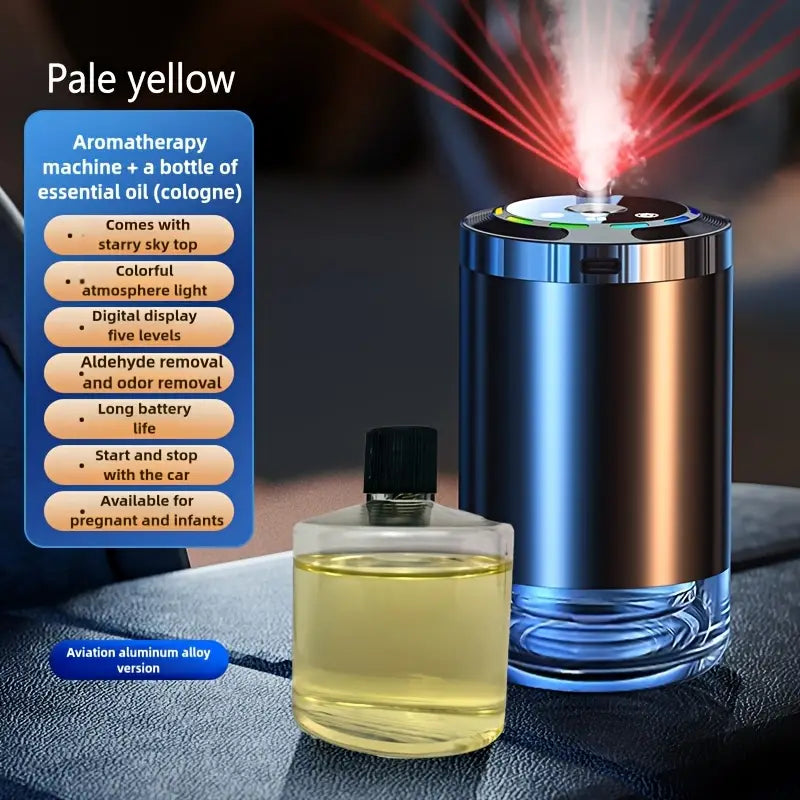 Smart Car Aromatherapy Diffuser with Auto Spray Scent