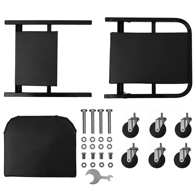 36" 2-in-1 Z-Crawl Mechanic Seat & Creeper with 500lb Capacity