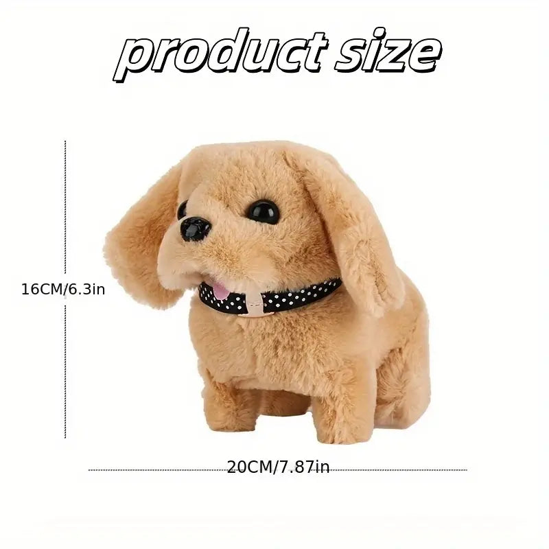2025 New Interactive Toy Dog – Realistic Running & Barking Pet