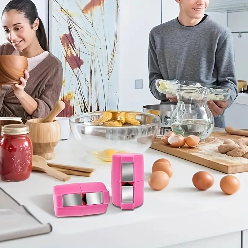 3pcs Egg Shell Opener Set | Cracker, Peeler & Separator for Raw & Boiled Eggs | Essential Kitchen Gadget
