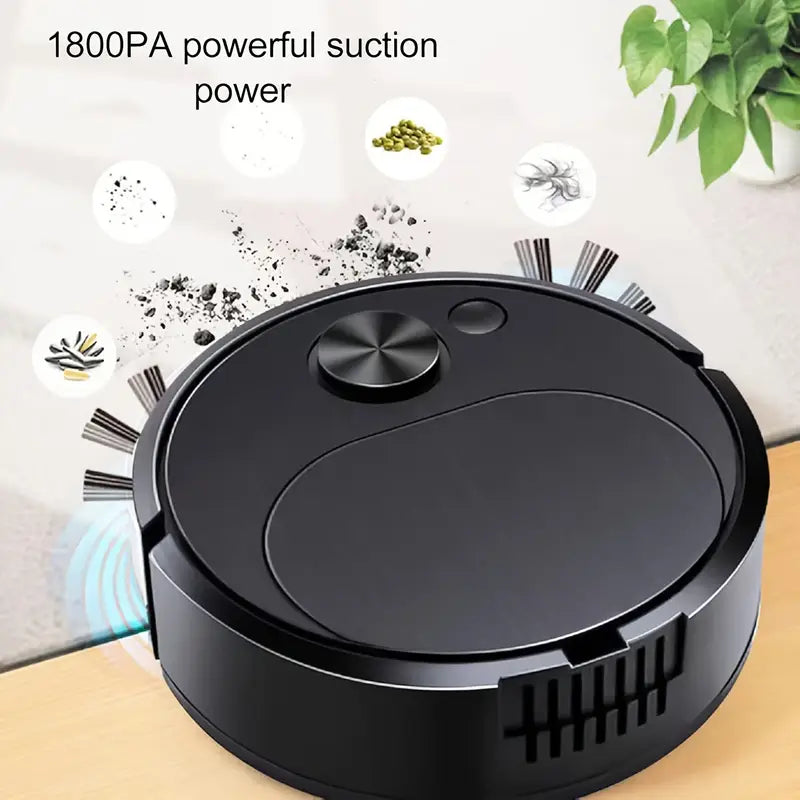 3-in-1 Mini Intelligent Robot Vacuum – Sweep, Mop & Vacuum