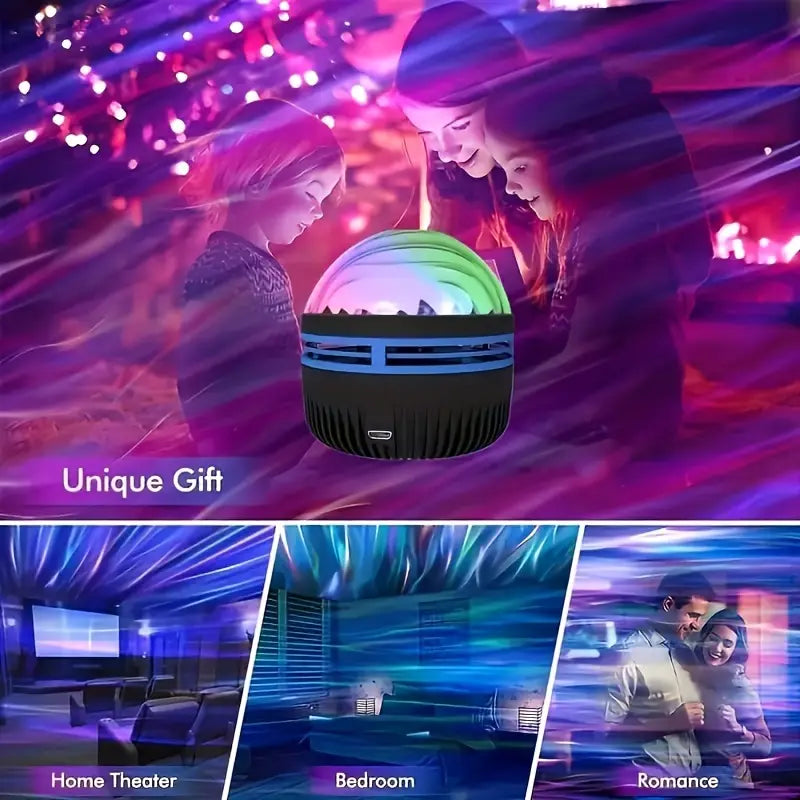Aurora Borealis LED Star Projector with 7 Light Modes