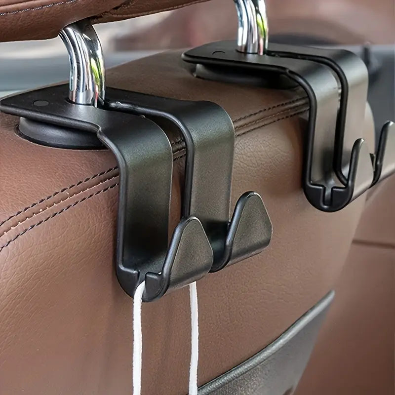 2PCS Universal Car Seat Back Hooks β Multi-Functional, Durable