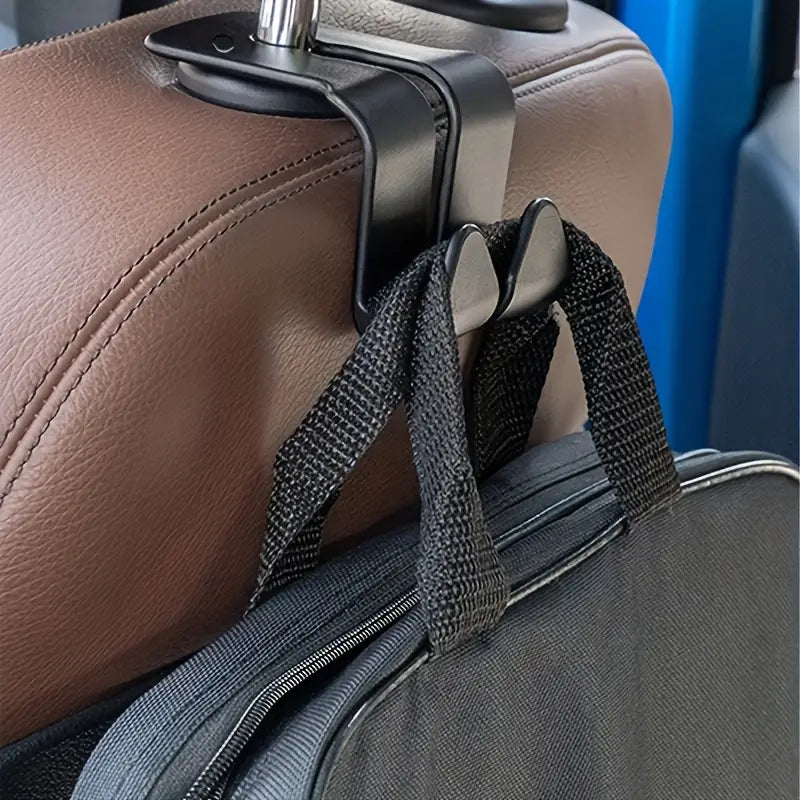 2PCS Universal Car Seat Back Hooks β Multi-Functional, Durable