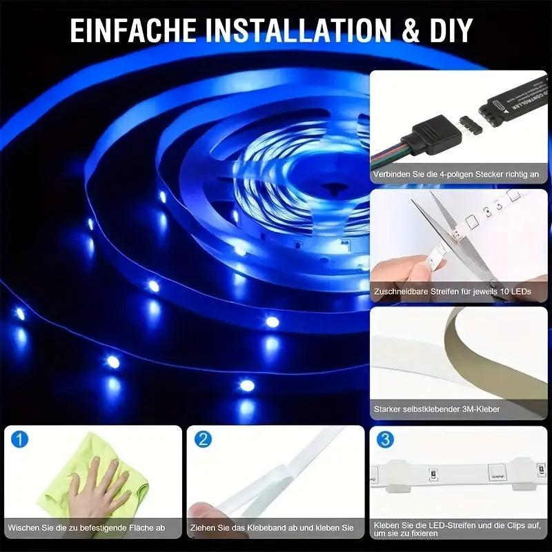 RGB LED Strip Lights – USB Kit