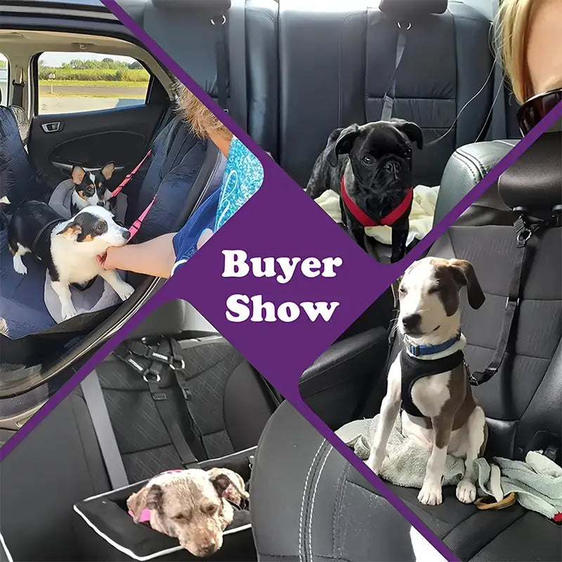 Dog Car Seat Belt Harness – Secure & Padded Design