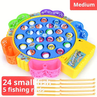 Electric Spinning Music Fishing Disc Toy – Interactive Fun for Kids