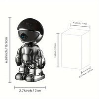 3MP HD Smart Robot Camera with 360° Night Vision & Audio