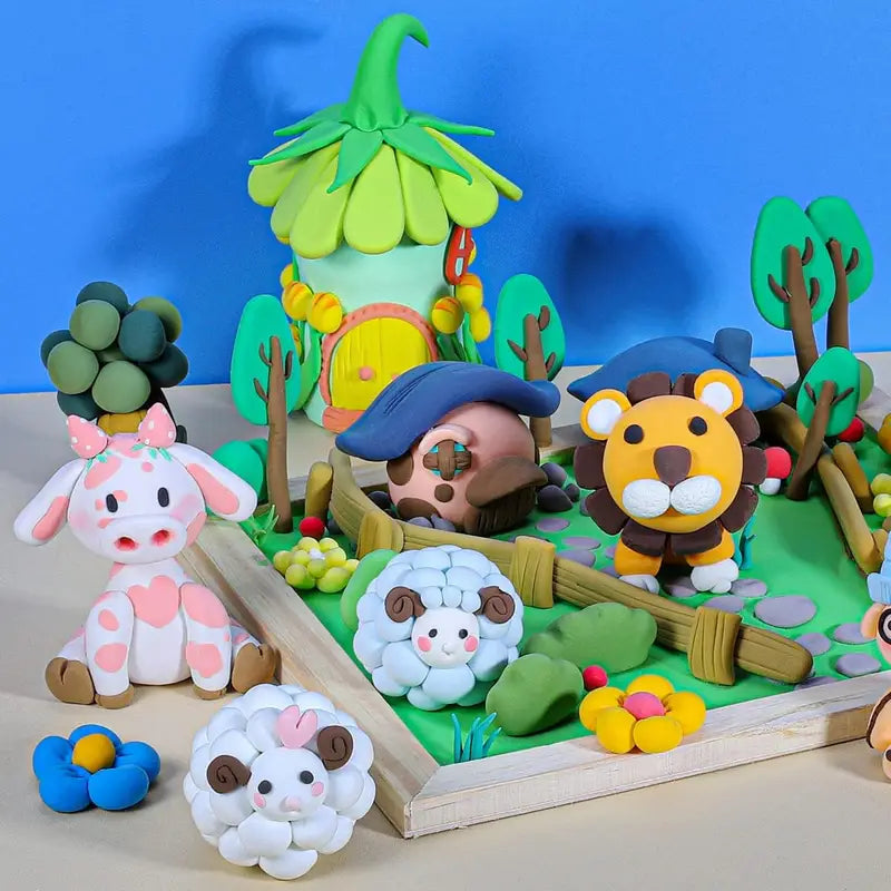 Ultra Light Air Dry Clay – 22 Color DIY Craft Set