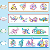 Macaron Magnetic Building Blocks – STEM 3D Construction Toys for Kids
