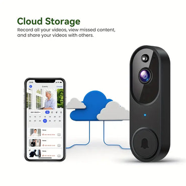1080P Smart Wireless Video Doorbell with AI Night Vision
