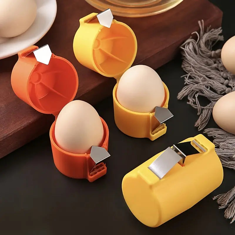 3pcs Egg Shell Opener Set | Cracker, Peeler & Separator for Raw & Boiled Eggs | Essential Kitchen Gadget