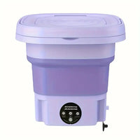 Portable Mini Washing Machine – 2.11 Gal with 3 Cleaning Modes