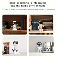 3MP HD Smart Robot Camera with 360° Night Vision & Audio