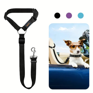 Dog Car Seat Belt Harness – Secure & Padded Design