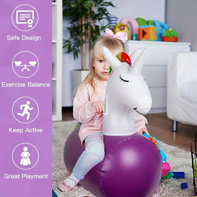 Giant Ride-On Inflatable Dinosaur Toy – Heavy Duty Fun for Kids Ages 5+