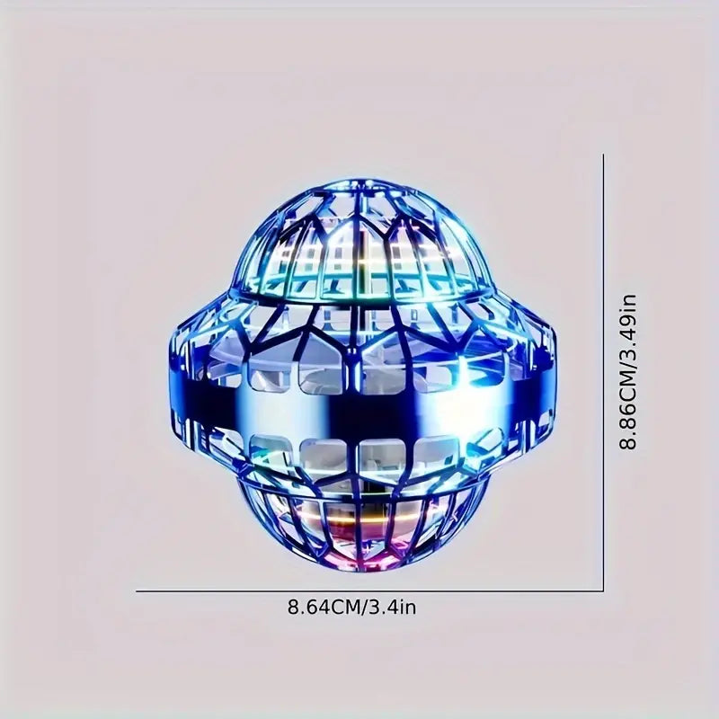 2025 Flying UFO Ball Toy – Hand-Controlled Hover Drone with LED Lights