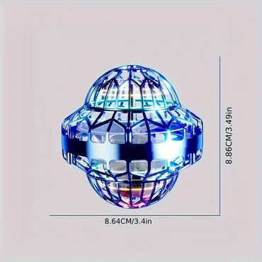 2025 Flying UFO Ball Toy – Hand-Controlled Hover Drone with LED Lights