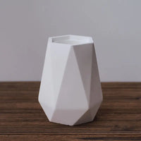 Moon Candle Holder & Silicone Mold Set – Faceted Vase, Striped Storage Box & Plate