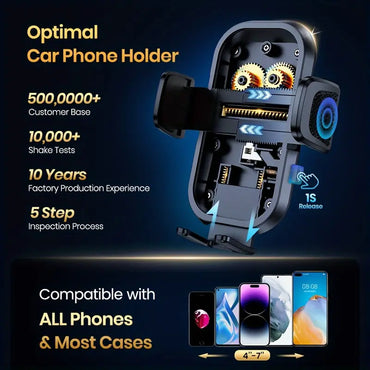 TOPK D42C Dashboard Car Phone Holder – 360° Adjustable Mount