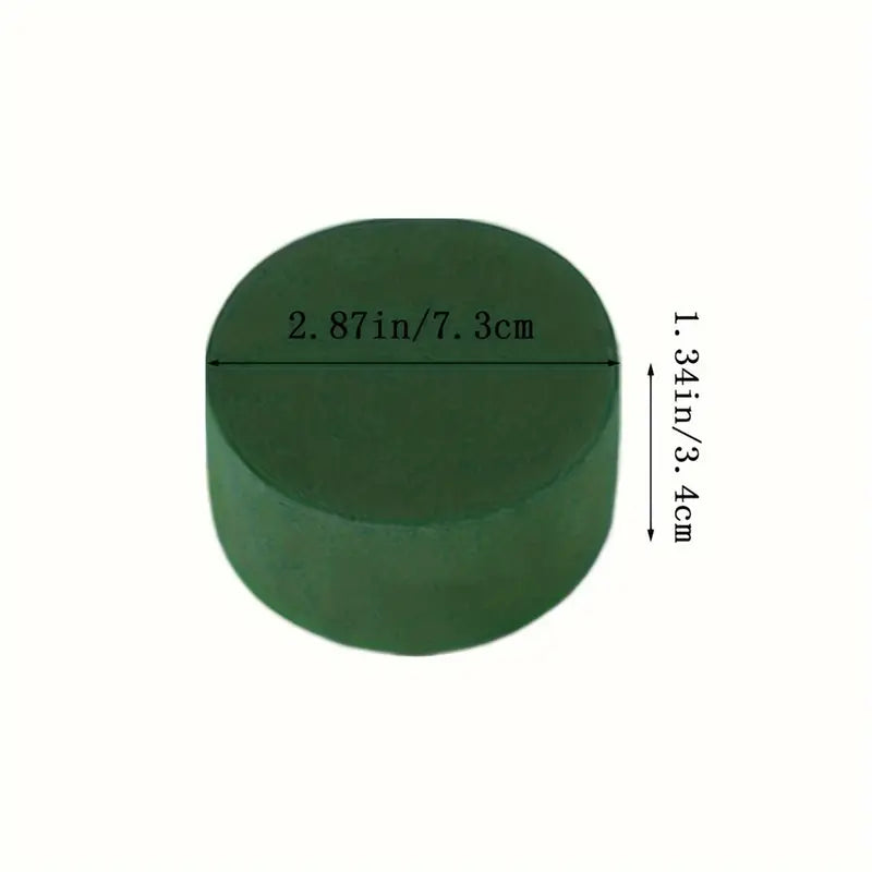 20pcs Round Floral Foam Pads – Durable 3.2 Inch Plastic for Flower Arrangements