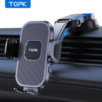 TOPK D42C Dashboard Car Phone Holder – 360° Adjustable Mount