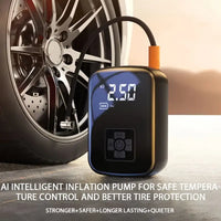 Cordless Tire Inflator Portable Air Compressor with Digital Display