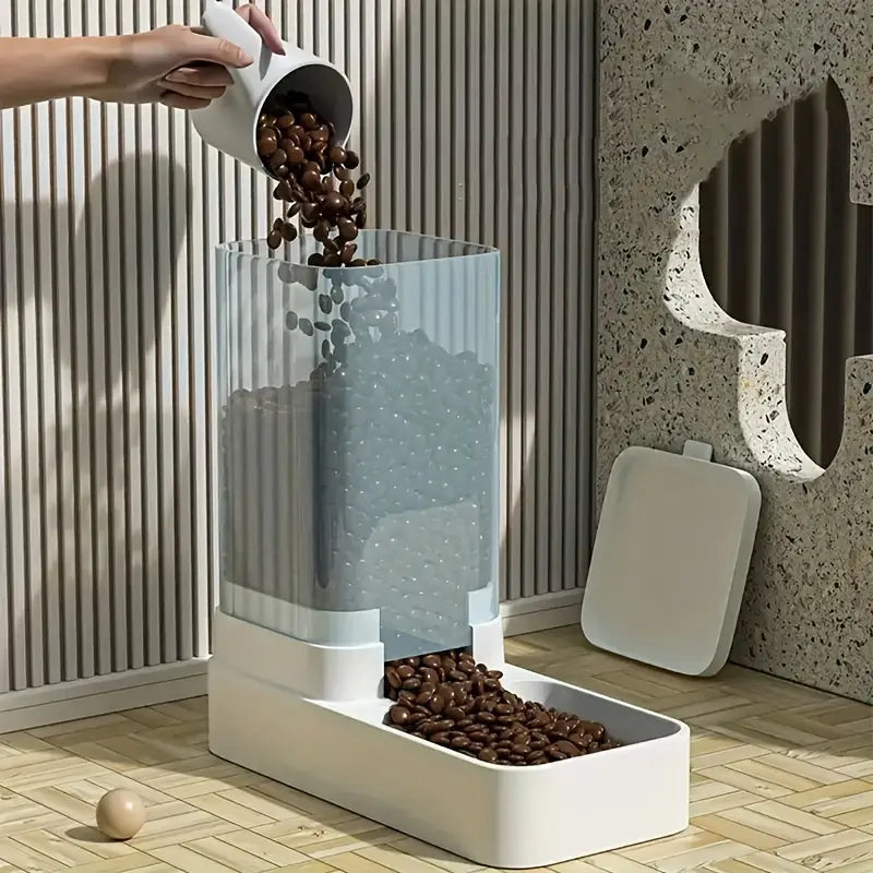 Automatic Gravity Pet Feeder & Water Dispenser Set