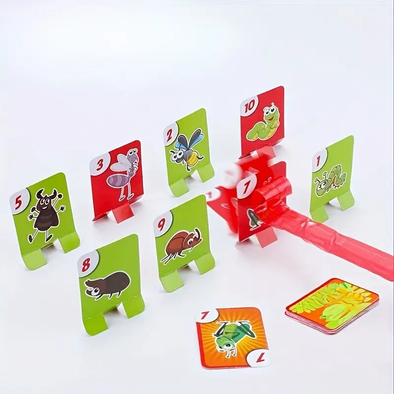 Lizard Mask Licking Card Game – Fun Interactive Party Toy for Family & Friends