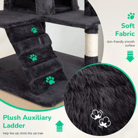 Multi-Level Cat Tree Tower with Condos & Posts – 54/70"