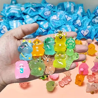 25pcs Glow-in-the-Dark Animal Charms – Surprise Pack for DIY Crafts & Jewelry