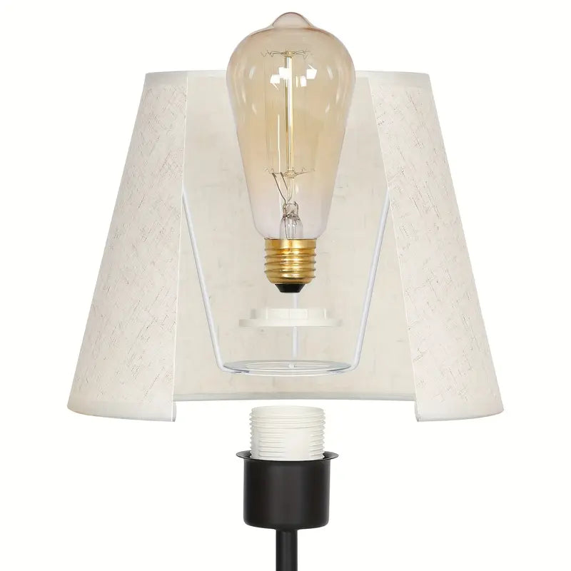 Set of 2 Modern Table Lamps with Dual USB Charging Ports