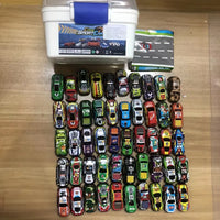 50-Piece Diecast Toy Car Set – Metal Vehicles with Play Mat & Storage Case
