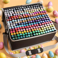 Double-Ended Art Drawing Pen Set with Cloth Bag – Professional Stationery Gift